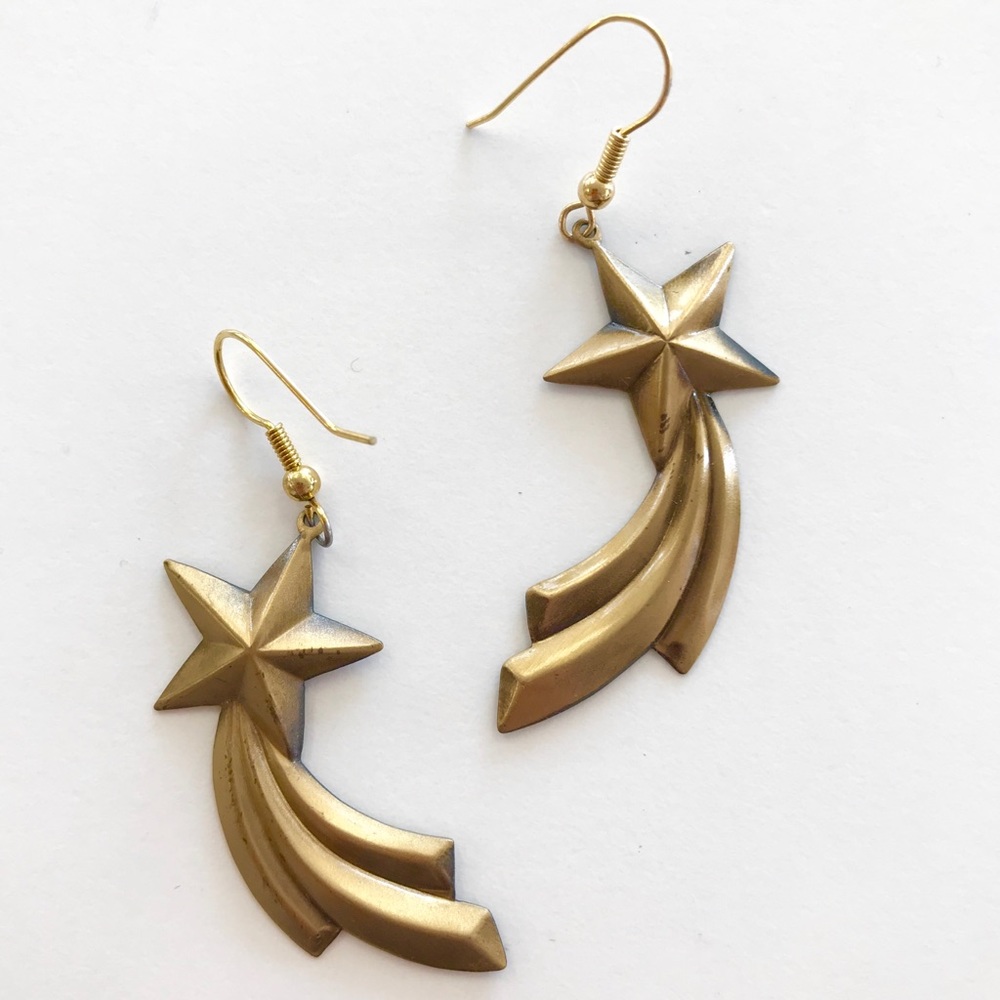 Shooting Star Dangle Earrings